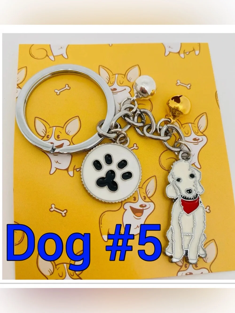Dog Keychain with 